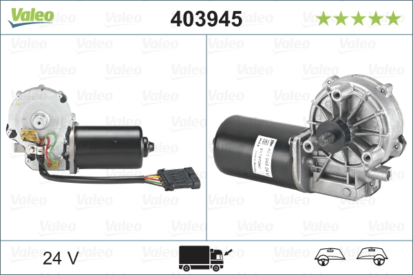 Motor stergator 403945 VALEO